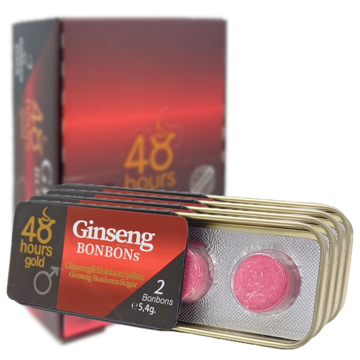 48 Hours Gold Ginseng Bonbons 6 Adet