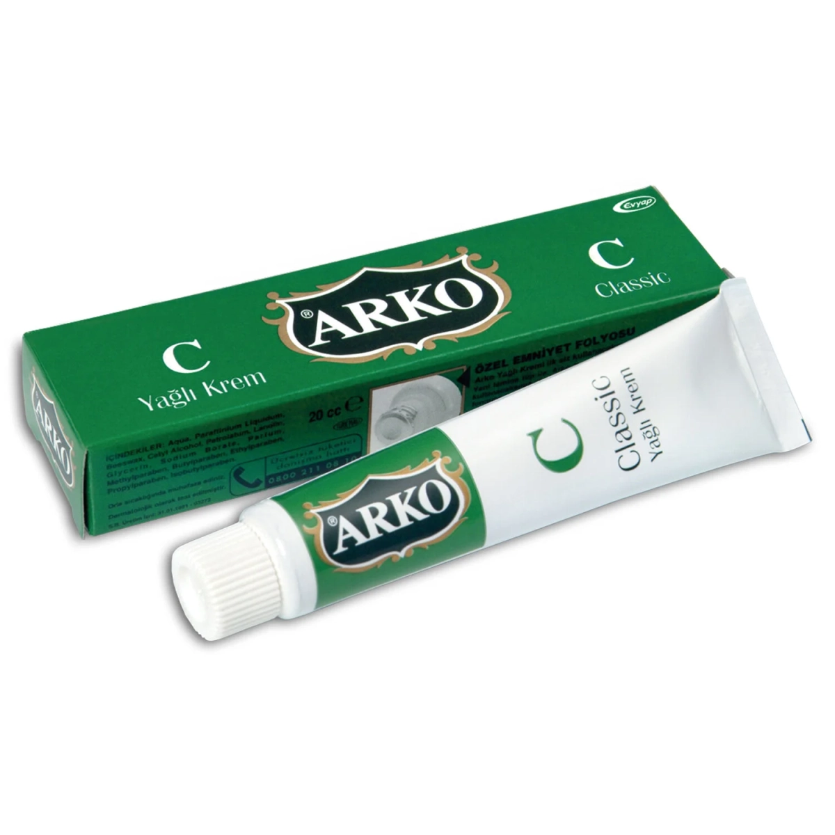 Arko Nem Klasik Yağlı Krem 20 ml