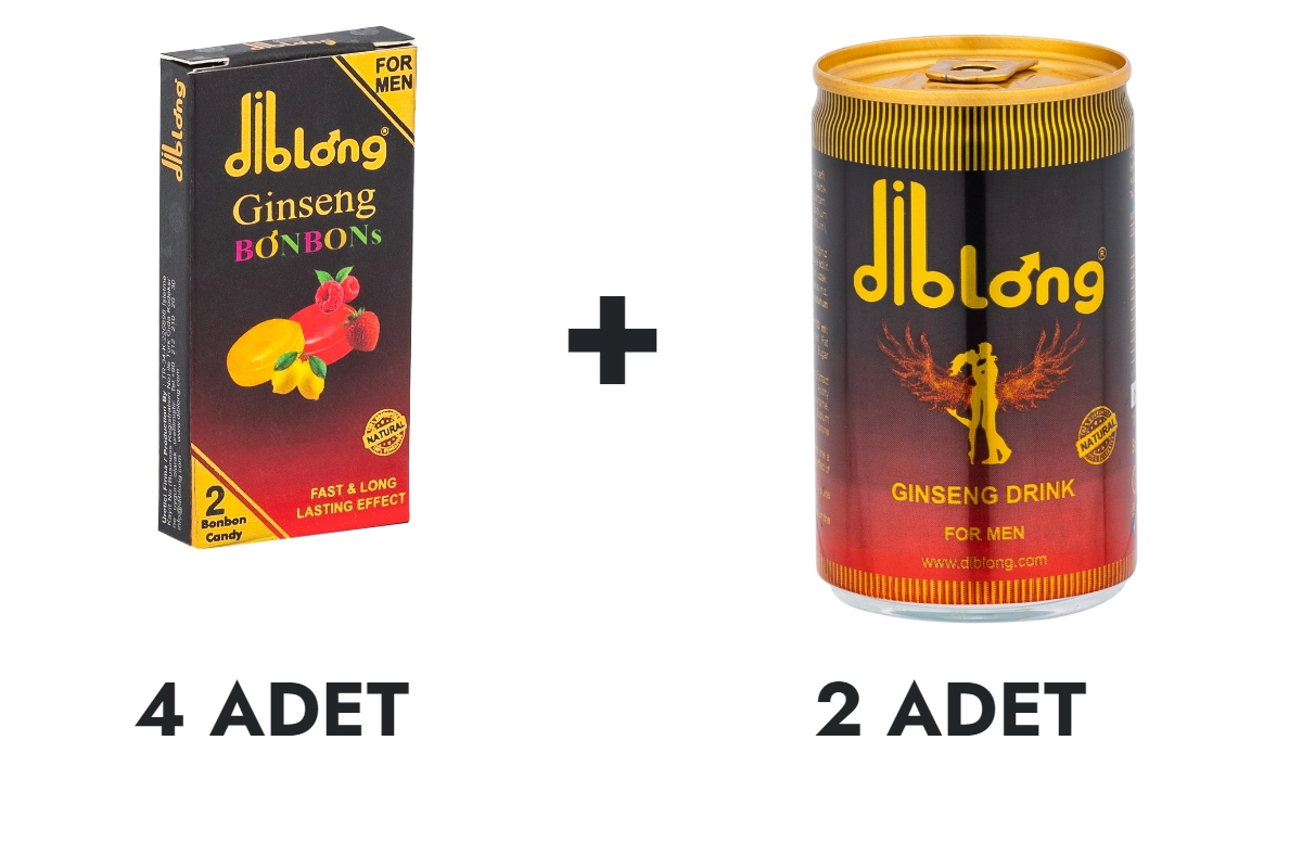 Diblong Ginseng Bonbons 4 Adet ve İçecek 2 Adet