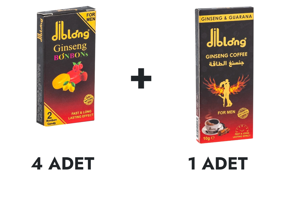 Diblong Ginseng Bonbons 4 Adet ve Kahve