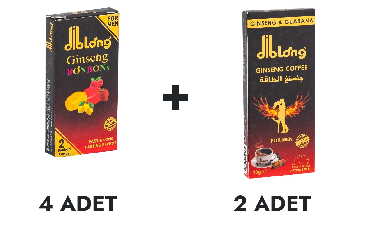 Diblong Ginseng Bonbons 4 Adet ve Kahve 2 Adet