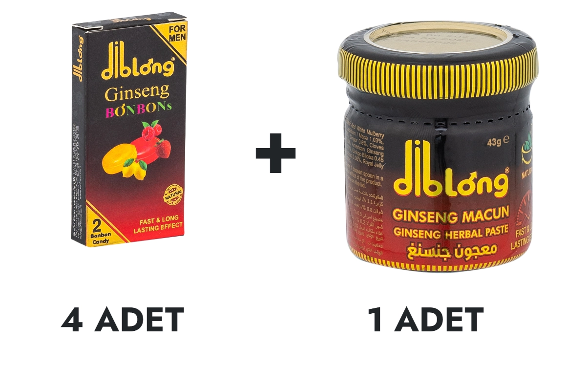 Diblong Ginseng Bonbons 4 Adet ve Macun Küçük