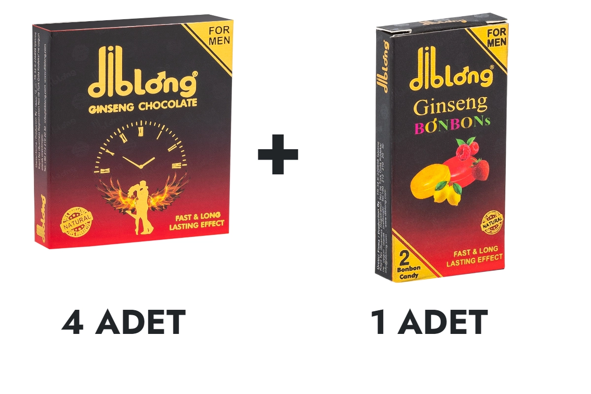 Diblong Çikolata 4 Adet ve Ginseng Bonbons