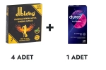 Diblong Kapsül 4 Adet ve Durex Extreme Prezervatif 10'lu fotoğraf-1