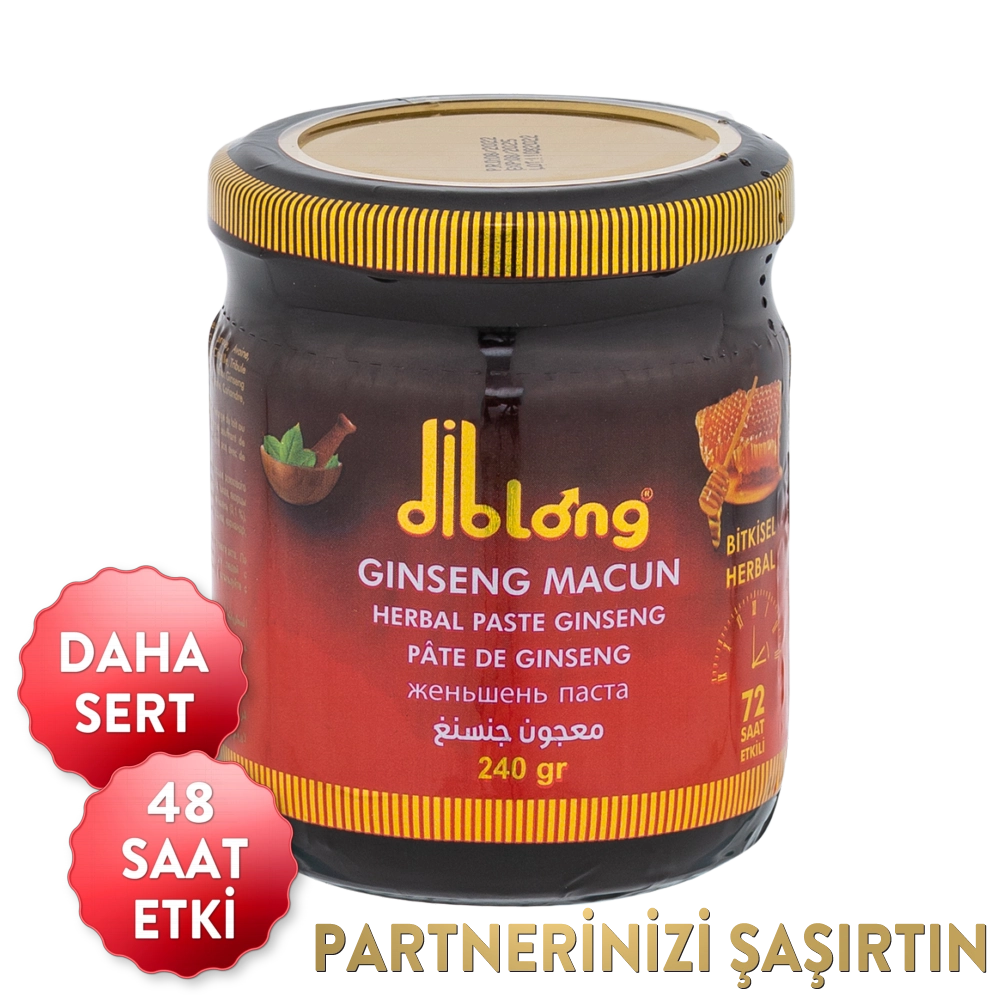 Diblong Macun Big 3 Pieces Special for Men 48 Hours Effective Ginseng Çakşır Herb Paste