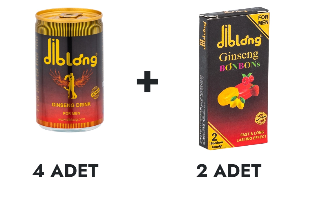 Diblong Drink 4 Pcs and Ginseng Bonbons 2 Pcs