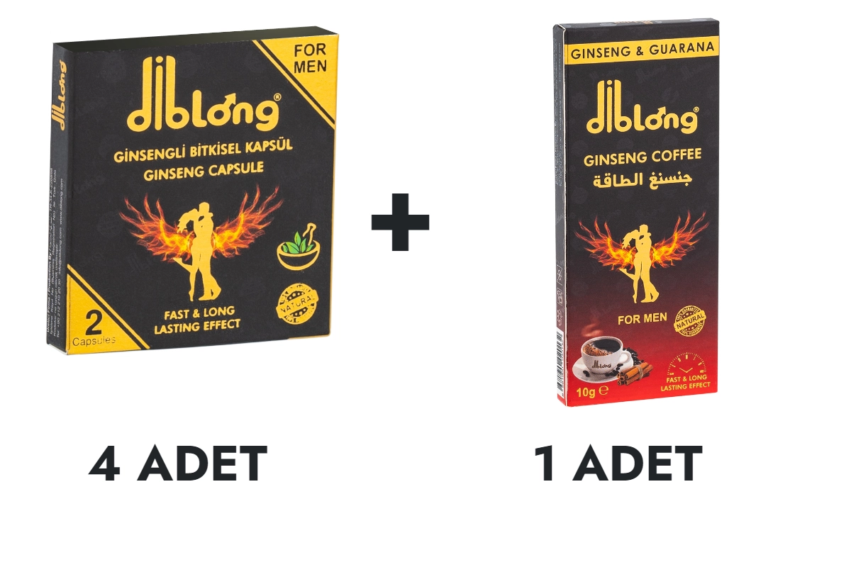 Diblong Capsules 4 Pcs and Coffee