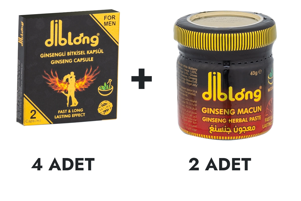 Diblong Capsules 4 Pcs and Paste Small 2 Pcs