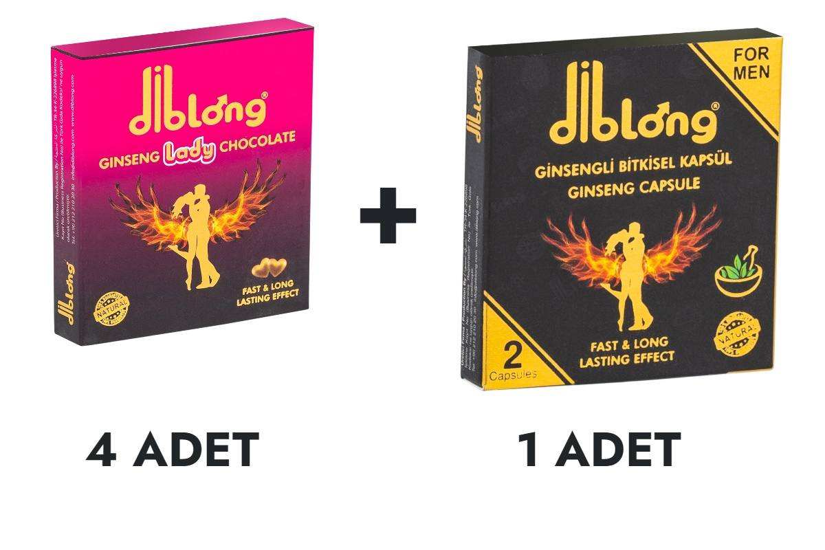 Diblong Lady Chocolate 4 Pcs and Capsules