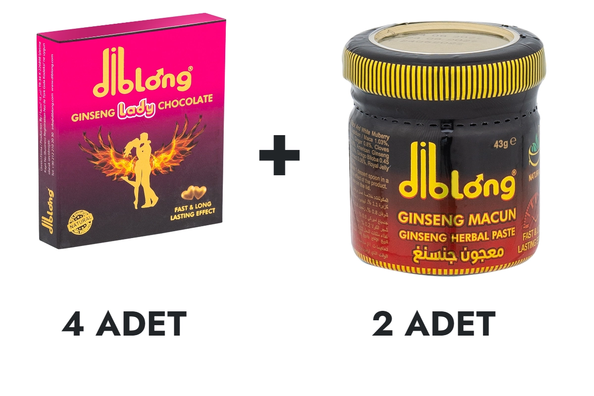 Diblong Lady Chocolate 4 Pcs and Paste Small 2 Pcs