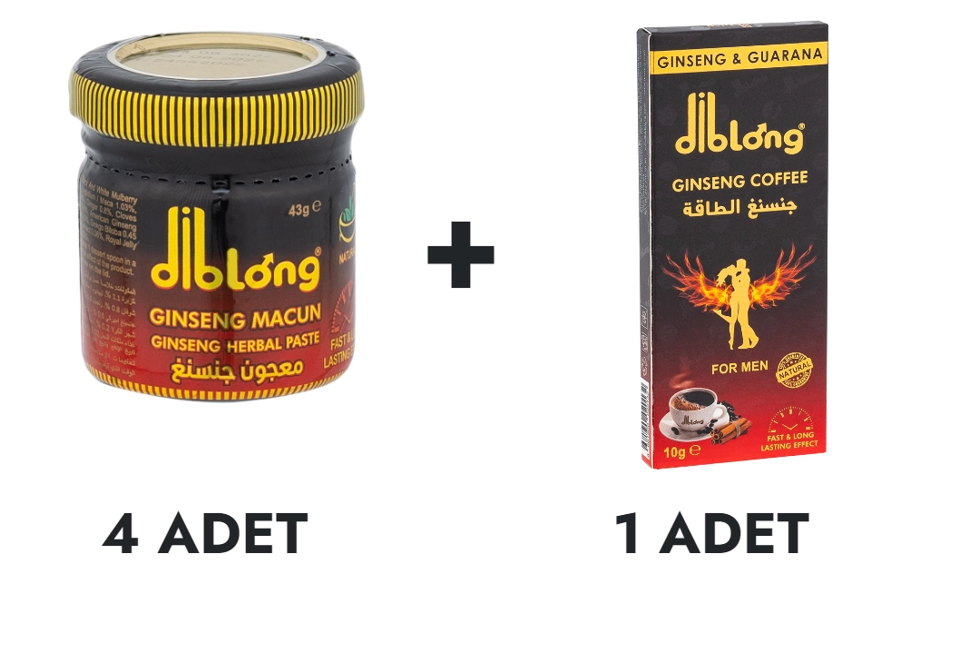 Diblong Paste Small 4 Pcs and Coffee