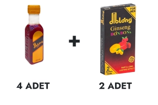 Diblong Shot İçecek 4 Adet ve Ginseng Bonbons 2 Adet