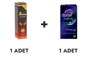 Diblong Sprey ve Durex Maraton Prezervatif 10'lu