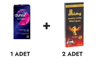 Durex Extreme Prezervatif 10'lu ve Diblong Kahve 2 Adet