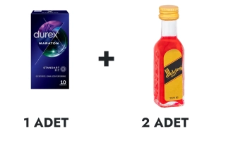 Durex Maraton Prezervatif 10'lu ve Diblong Shot İçecek 2 Adet