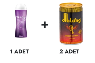 Durex Play 2in 1 Aloe Vera Masaj Jeli ve Diblong İçecek 2 Adet