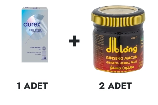 Durex Yok Ötesi Ekstra His Prezervatif 10'lu ve Diblong Macun Küçük 2 Adet