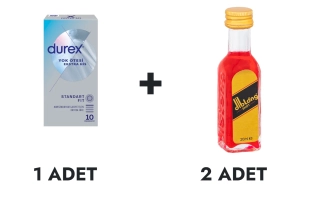 Durex Yok Ötesi Ekstra His Prezervatif 10'lu ve Diblong Shot İçecek 2 Adet