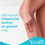 Gillette Venüs Basic 2 Kadın Traş Bıçağı 5'li fotoğraf-5