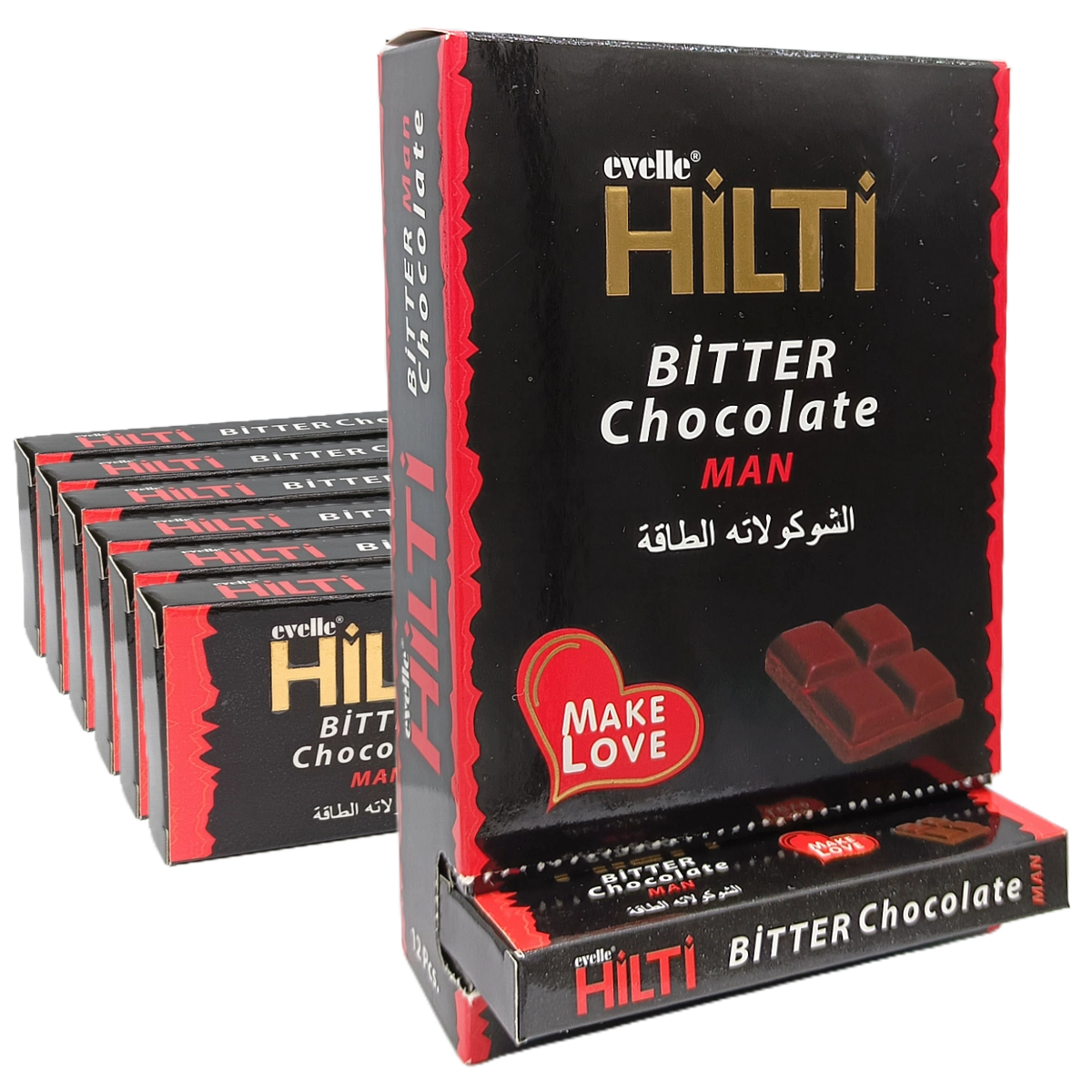 Hilti Bitter Chocolate 12 Pcs