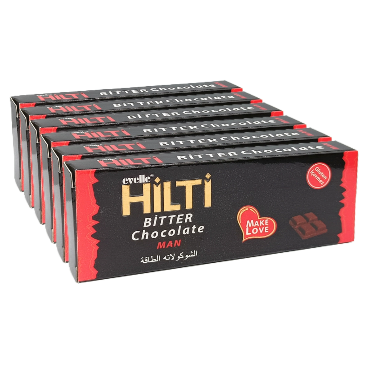 Hilti Bitter Chocolate 6 Pcs