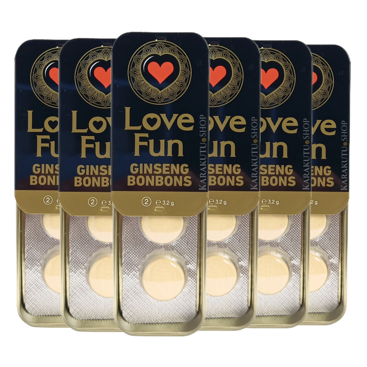 Love Fun Ginseng Bonbons 6 Adet