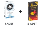 OKEY Zero Aqua Prezervatif 10'lu ve Diblong Ginseng Bonbons 2 Adet fotoğraf-1